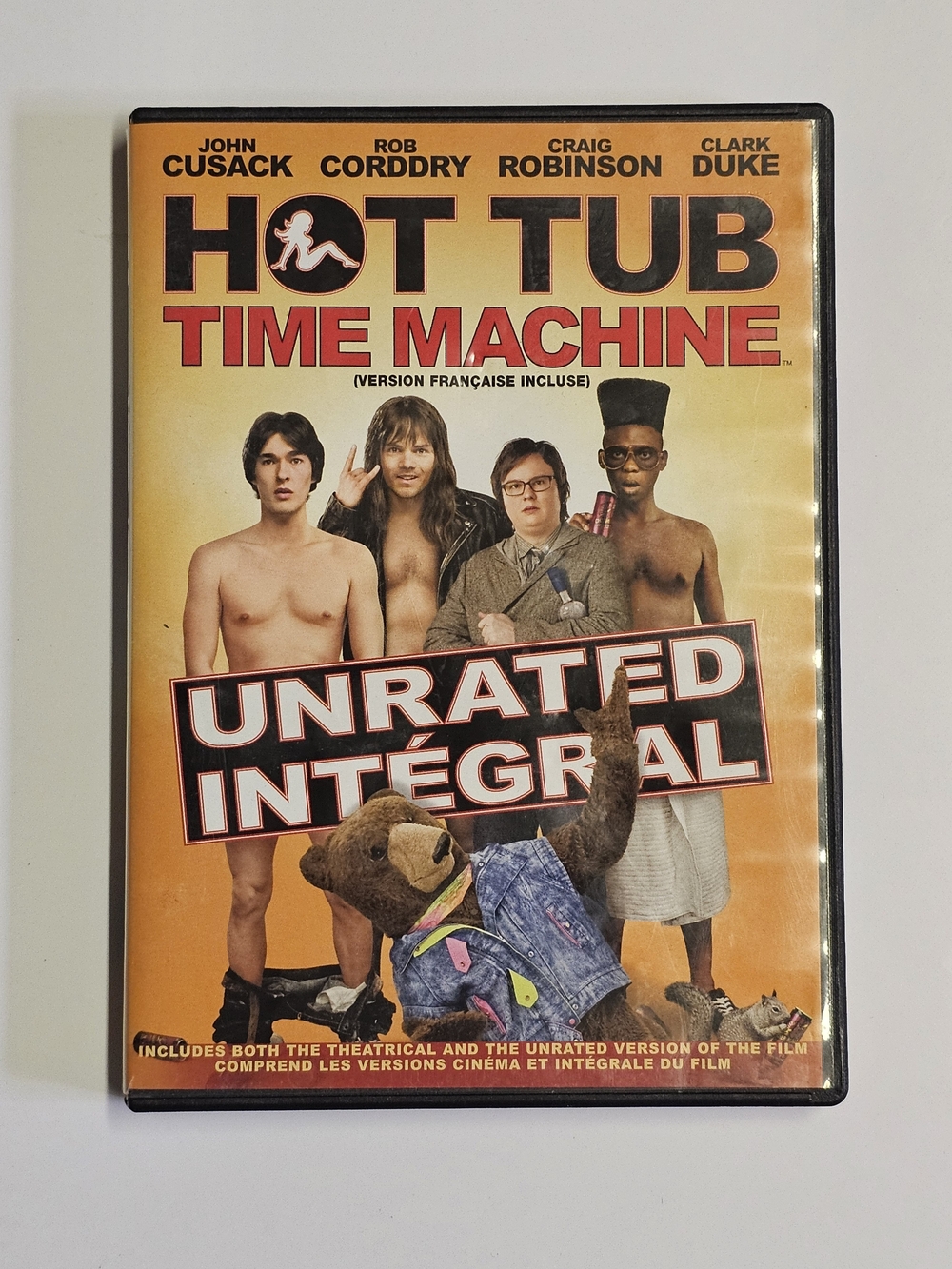 Hot Tub Time Machine DVD Unrated Theatrical Canadian Bilingual Comedy
